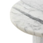 Stuart End Table - White Calacatta Marble