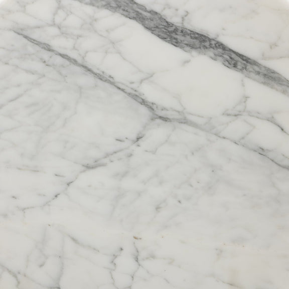 Stuart End Table - White Calacatta Marble