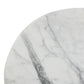 Stuart End Table - White Calacatta Marble
