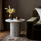 Stuart End Table - White Calacatta Marble