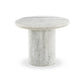 Stuart End Table - White Calacatta Marble