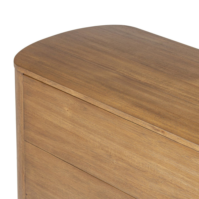 Paden 6 Drawer Dresser - Seasoned Brown Acacia
