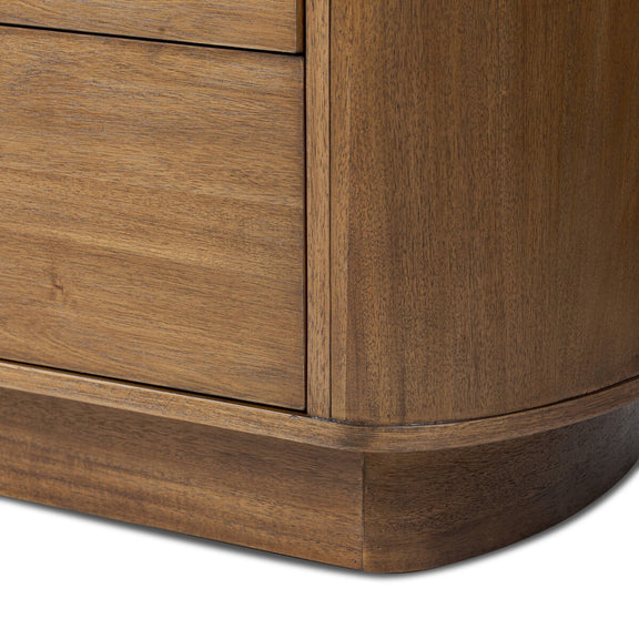 Paden 6 Drawer Dresser - Seasoned Brown Acacia