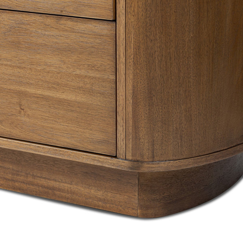 Paden 6 Drawer Dresser - Seasoned Brown Acacia