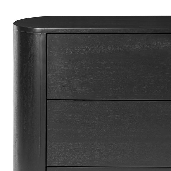 Paden 6 Drawer Dresser - Aged Black Acacia