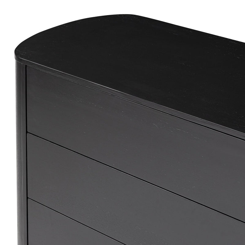 Paden 6 Drawer Dresser - Aged Black Acacia
