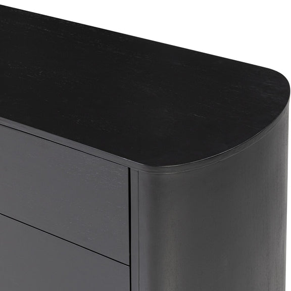 Paden 6 Drawer Dresser - Aged Black Acacia