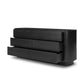 Paden 6 Drawer Dresser - Aged Black Acacia