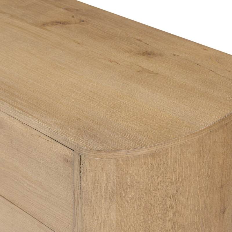 Paden 6 Drawer Dresser - Worn Oak