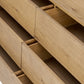 Paden 6 Drawer Dresser - Worn Oak