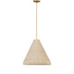 Riata Pendant - Aged Brass