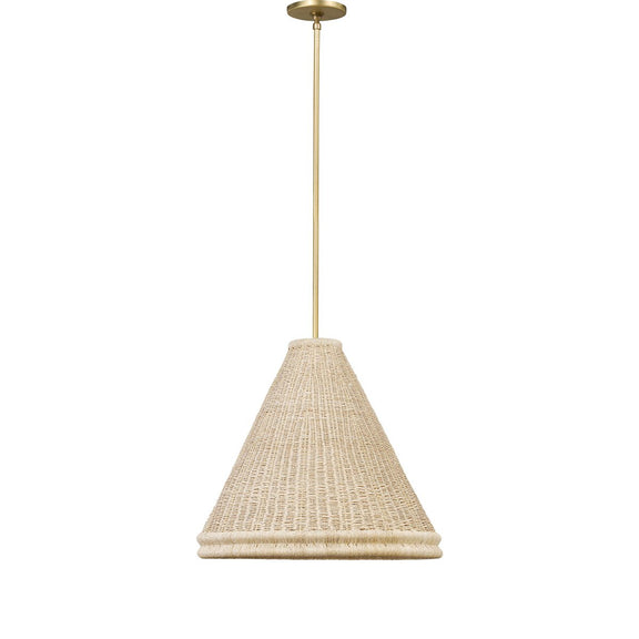Riata Pendant - Aged Brass