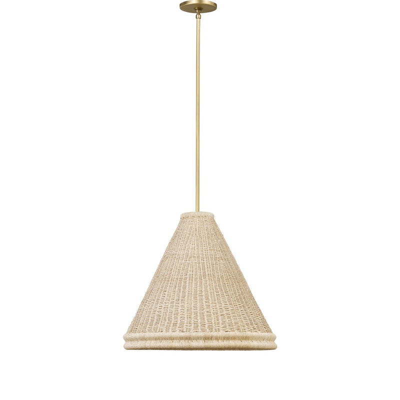 Riata Pendant - Aged Brass