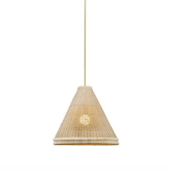 Riata Pendant - Aged Brass