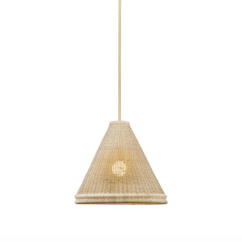 Riata Pendant - Aged Brass