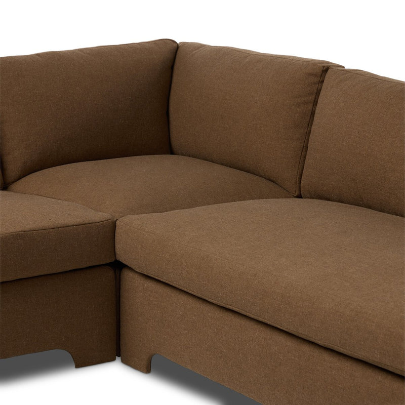 Tate 3-Piece Sectional - Antwerp Cafe