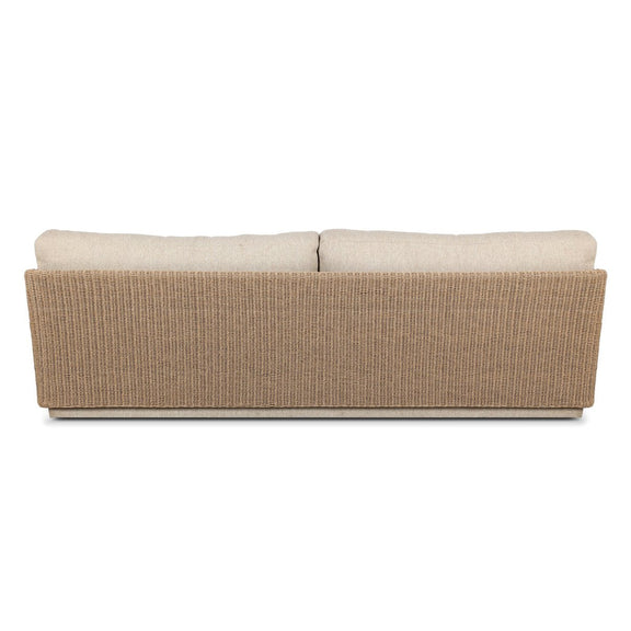 Sicilia Outdoor Woven Sofa - Concha Beige