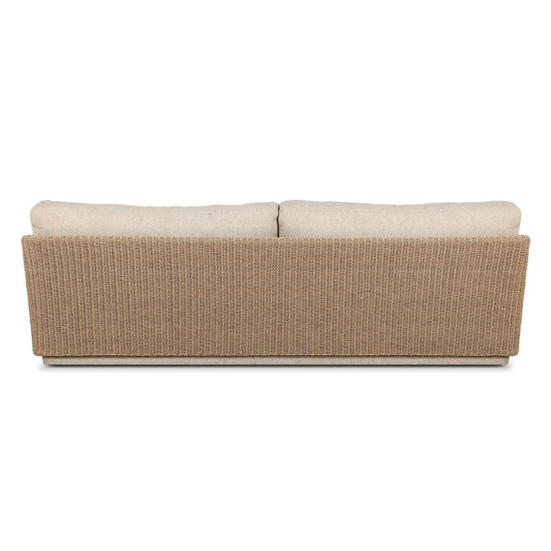 Sicilia Outdoor Woven Sofa - Concha Beige