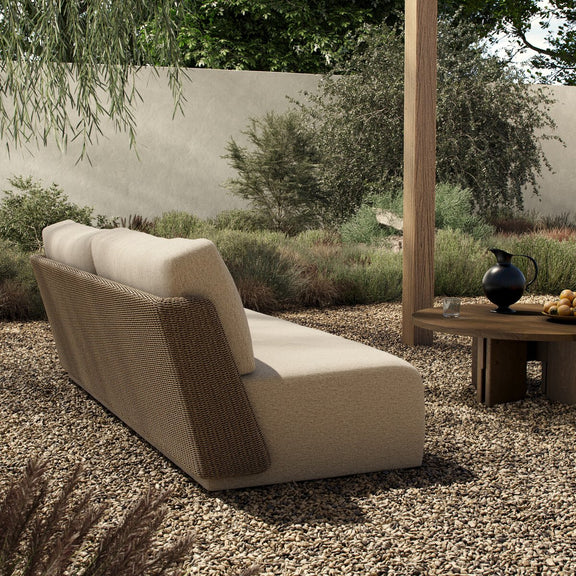 Sicilia Outdoor Woven Sofa - Concha Beige