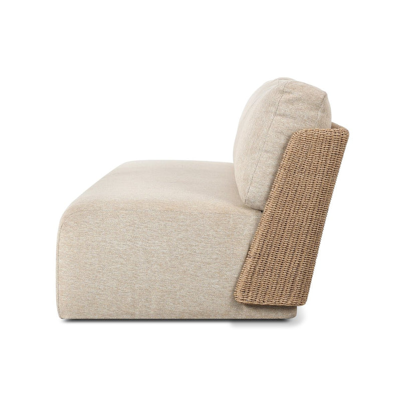 Sicilia Outdoor Woven Sofa - Concha Beige