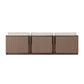 Brio Outdoor 3-Piece Sectional - Ellor Beige