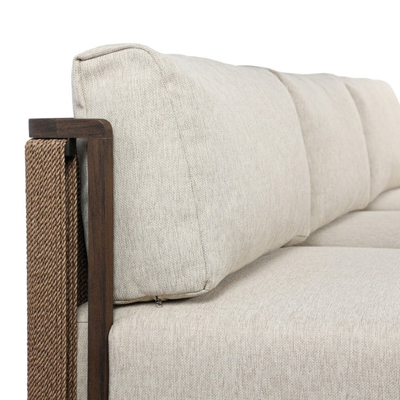 Brio Outdoor 3-Piece Sectional - Ellor Beige