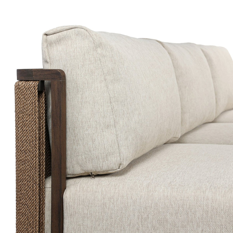 Brio Outdoor 3-Piece Sectional - Ellor Beige