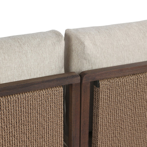 Brio Outdoor 3-Piece Sectional - Ellor Beige