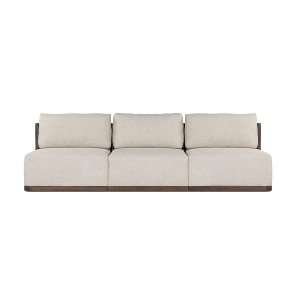 Brio Outdoor 3-Piece Sectional - Ellor Beige