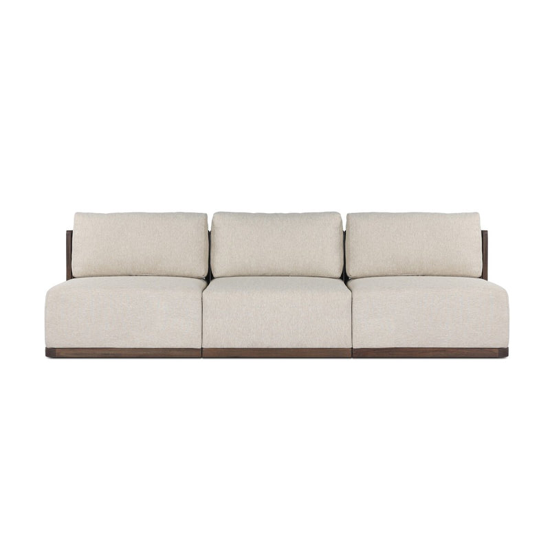 Brio Outdoor 3-Piece Sectional - Ellor Beige