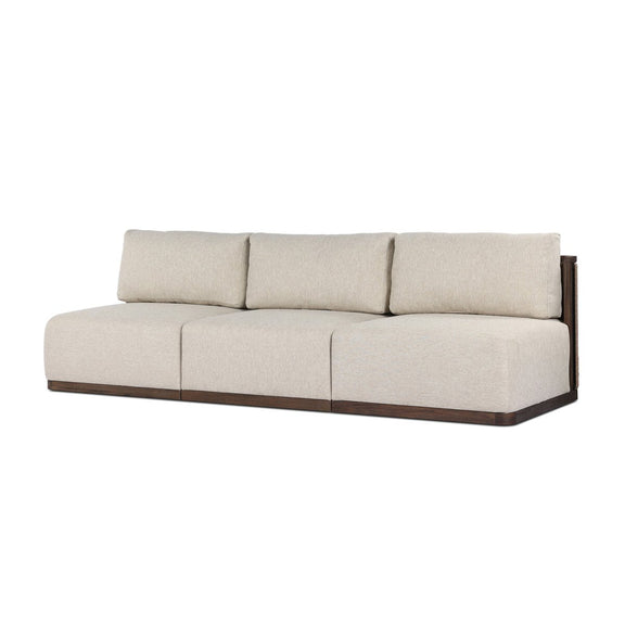 Brio Outdoor 3-Piece Sectional - Ellor Beige