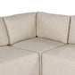 Brio Outdoor 5-Piece Sectional - Ellor Beige