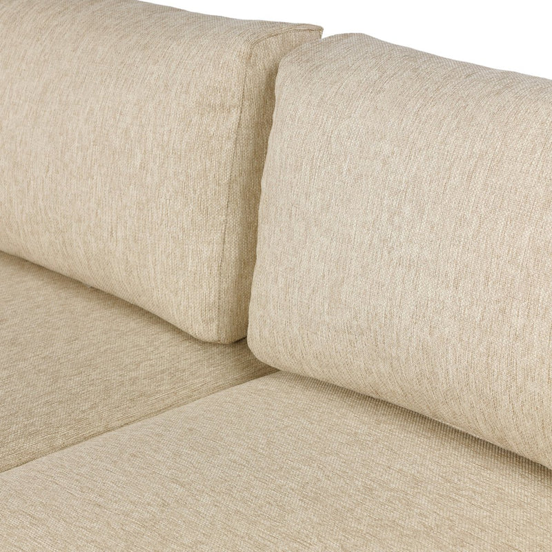 Brio Outdoor 5-Piece Sectional - Ellor Beige