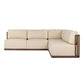 Brio Outdoor 5-Piece Sectional - Ellor Beige
