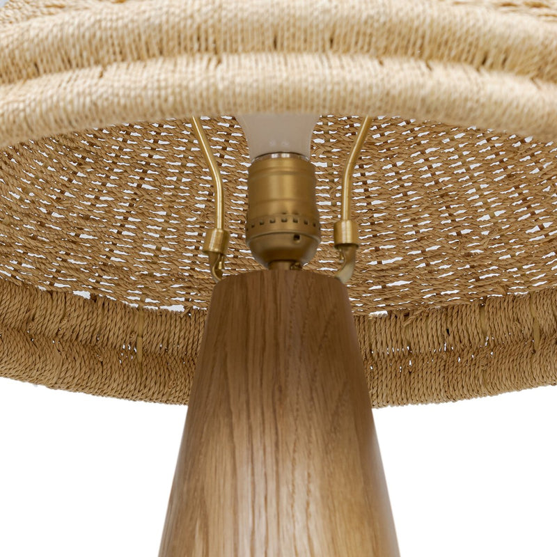 Canela Table Lamp - Light Oak