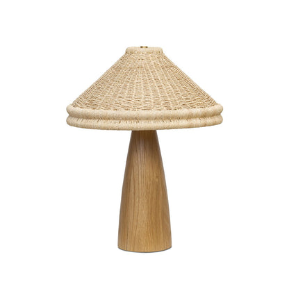 Canela Table Lamp - Light Oak