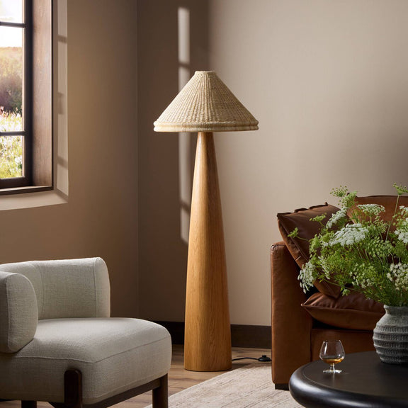 Canela Floor Lamp - Light Oak
