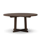 Indie Outdoor Round Dining Table - Stained Saddle Brown Fsc