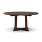 Indie Outdoor Round Dining Table - Stained Saddle Brown Fsc