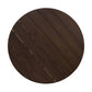 Indie Outdoor Round Dining Table - Stained Saddle Brown Fsc