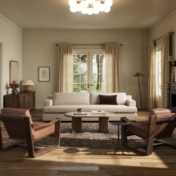 Crispin Sofa - Crypton Nomad Marshmallow