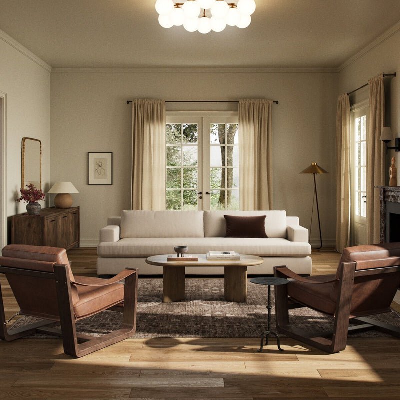 Crispin Sofa - Crypton Nomad Marshmallow