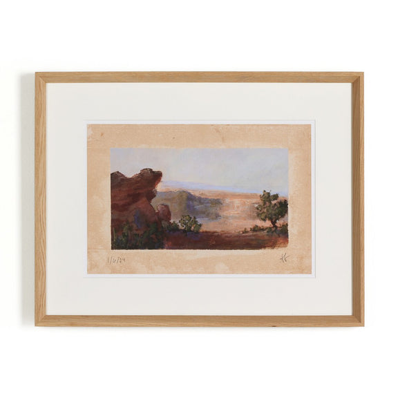 Desert III by Aileen Fitzgerald - Rooftop Vertical Grain White Oak
