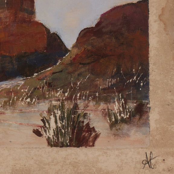 Desert I by Aileen Fitzgerald - Rooftop Vertical Grain White Oak