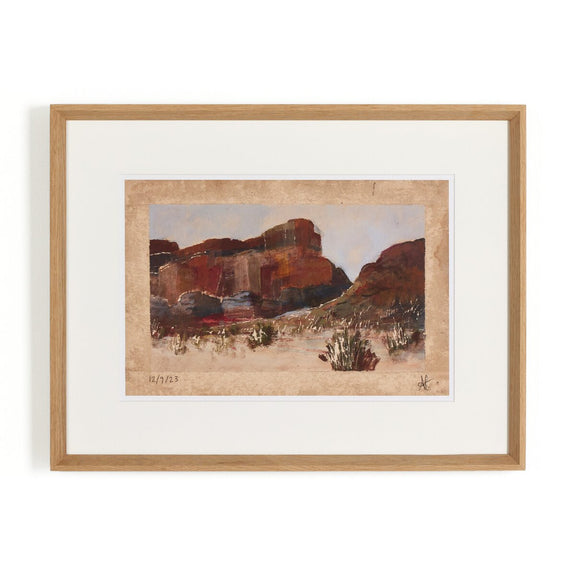Desert I by Aileen Fitzgerald - Rooftop Vertical Grain White Oak
