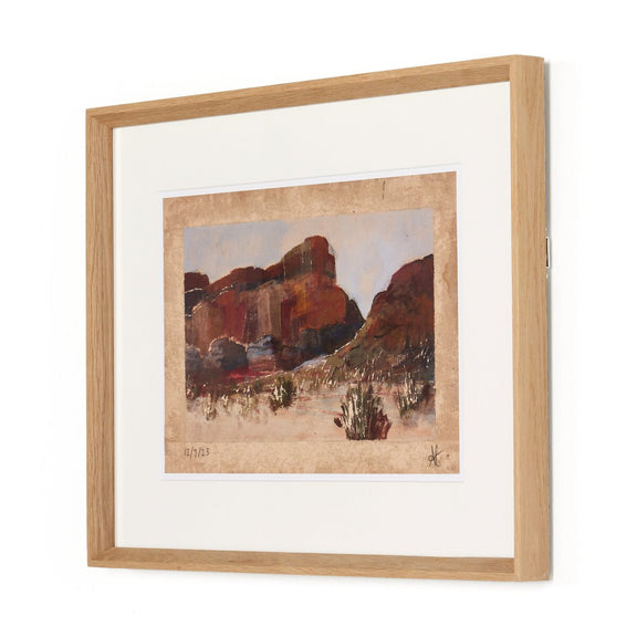 Desert I by Aileen Fitzgerald - Rooftop Vertical Grain White Oak