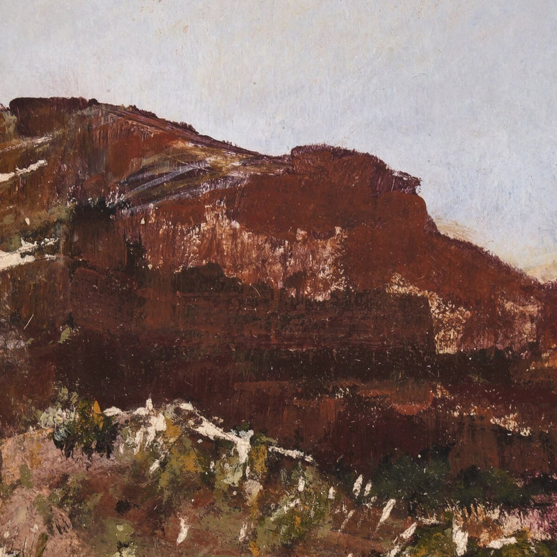 Desert V by Aileen Fitzgerald - Rooftop Rustic Walnut