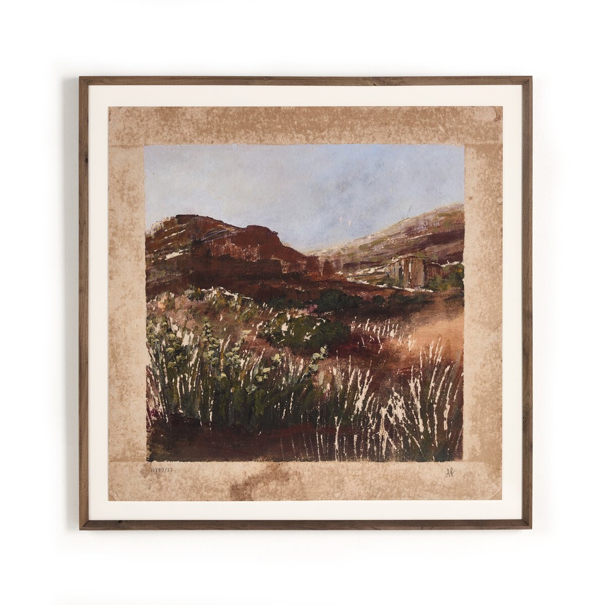 Desert V by Aileen Fitzgerald - Rooftop Rustic Walnut