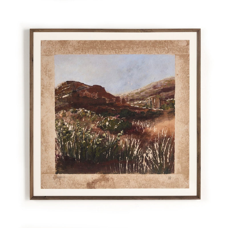 Desert V by Aileen Fitzgerald - Rooftop Rustic Walnut