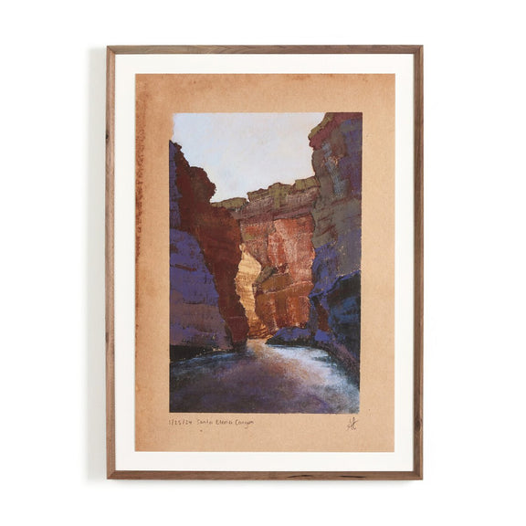 Desert VI by Aileen Fitzgerald - Rooftop Rustic Walnut